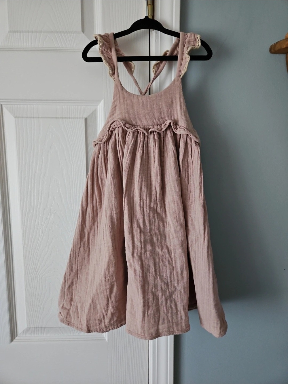 Jamie Kay Mauve Pink Ruffle Strap Dress